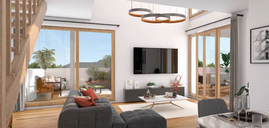 Programme immobilier neuf Neo Essentiel - Orvault : logements neufs sécurisés et verdoyants proche des transports (44700) - Référence : 14945