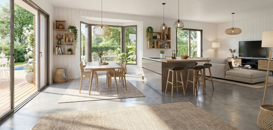Programme immobilier neuf LE CLOS DES MOINES Lot N02 - Pornichet maisons 5 pièces dans un environnement paisible (44380) - Référence : 17507