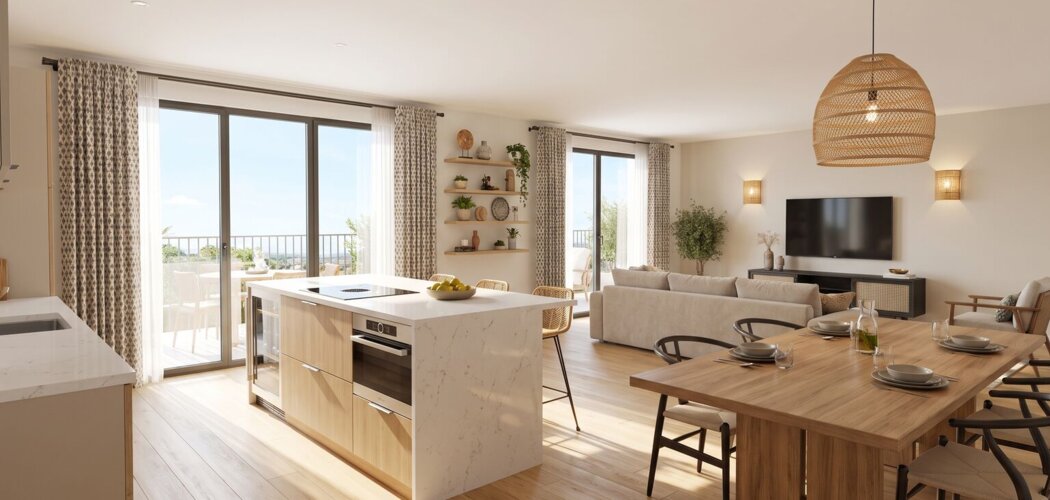 Programme immobilier neuf Villa Beausoleil St Gilles Croix de Vie - Saint-Gilles-Croix-de-Vie appartements seniors du 1 au 3 pièces près du littoral (85800) - Référence : 17804