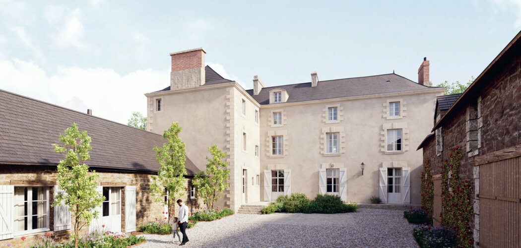 Programme immobilier neuf Manoir de la Garotterie - Saint-Herblain réhabilitation historique proche de Nantes (44800) - Référence : 18087