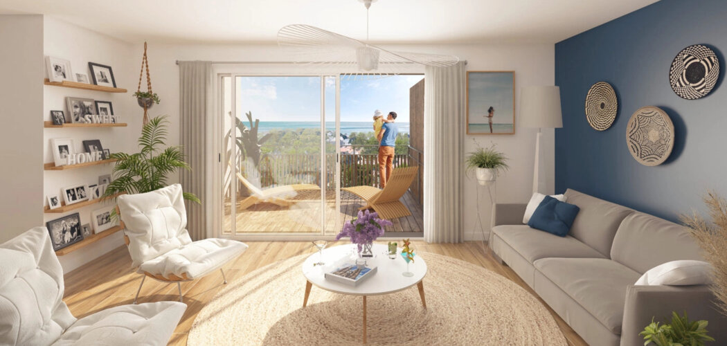 Programme immobilier neuf L'Odyssée - Saint-Marc-sur-Mer : logements neufs sécurisés et verdoyants proche des plages (44600) - Référence : 8067