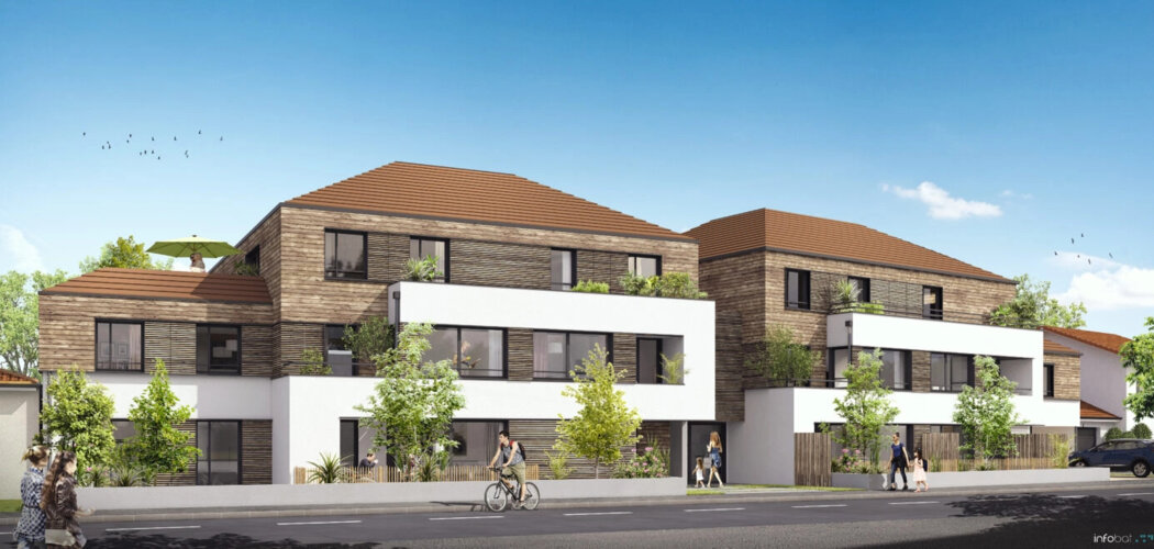Programme immobilier neuf L'Odyssée - Saint-Marc-sur-Mer : logements neufs sécurisés et verdoyants proche des plages (44600) - Référence : 8067