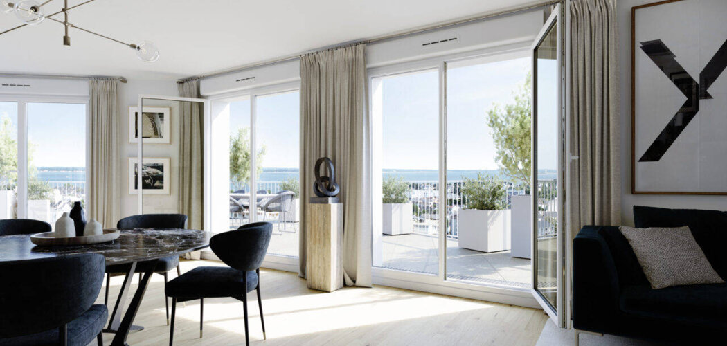 Programme immobilier neuf Harmony of the Sky - Saint-Nazaire : Résidence studio–T5 avec cadre panoramique et confort optimisé proche des commodités (44600) - Référence : 14482