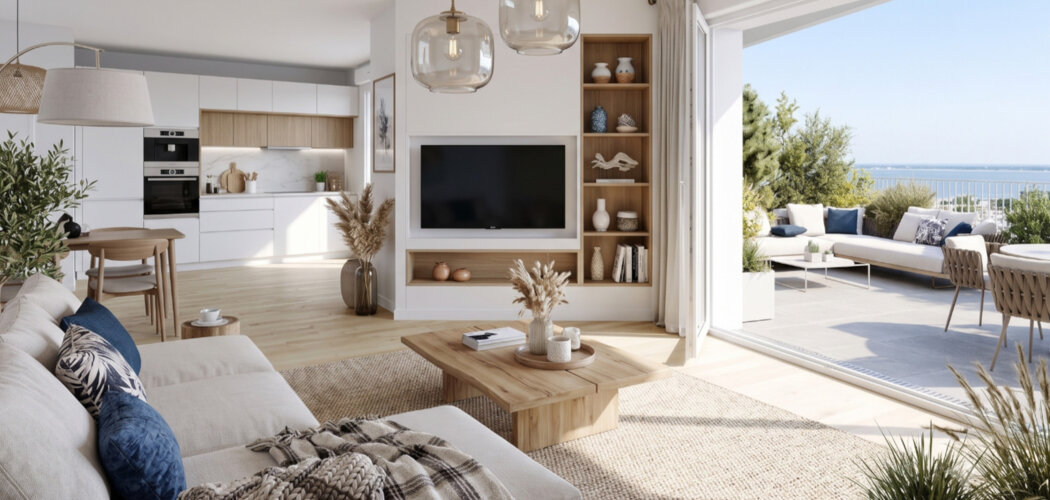 Programme immobilier neuf Harmony of the Sky - Saint-Nazaire : Résidence studio–T5 avec cadre panoramique et confort optimisé proche des commodités (44600) - Référence : 14482