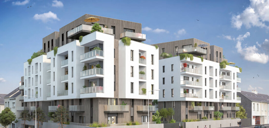 Programme immobilier neuf Etik - Saint-Nazaire : Résidence studio–T5 avec cadre urbain et confort optimisé proche des commodités (44600) - Référence : 14480