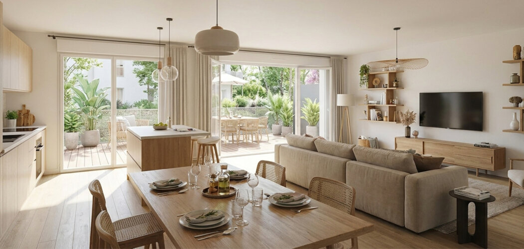 Programme immobilier neuf Le Jardin d'Aimée - Saint-Sébastien-sur-Loire résidence neuve Martellière (44230) - Référence : 17957