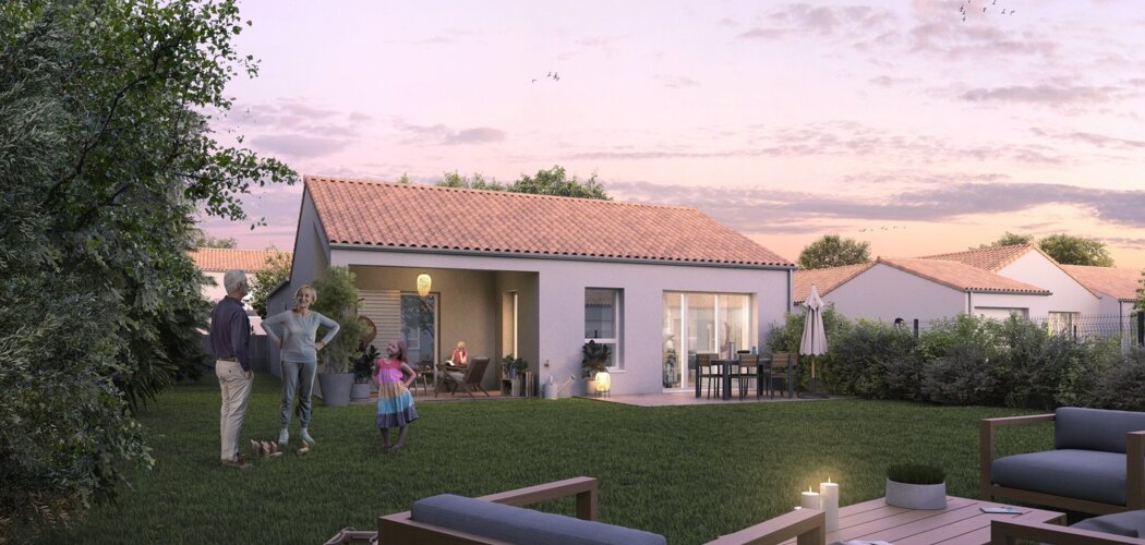 Programme immobilier neuf NATURIELLES - Saint-Sulpice-de-Royan : logements neufs 4 à 5 pièces proches des plages de Royan (17200) - Référence : 17860