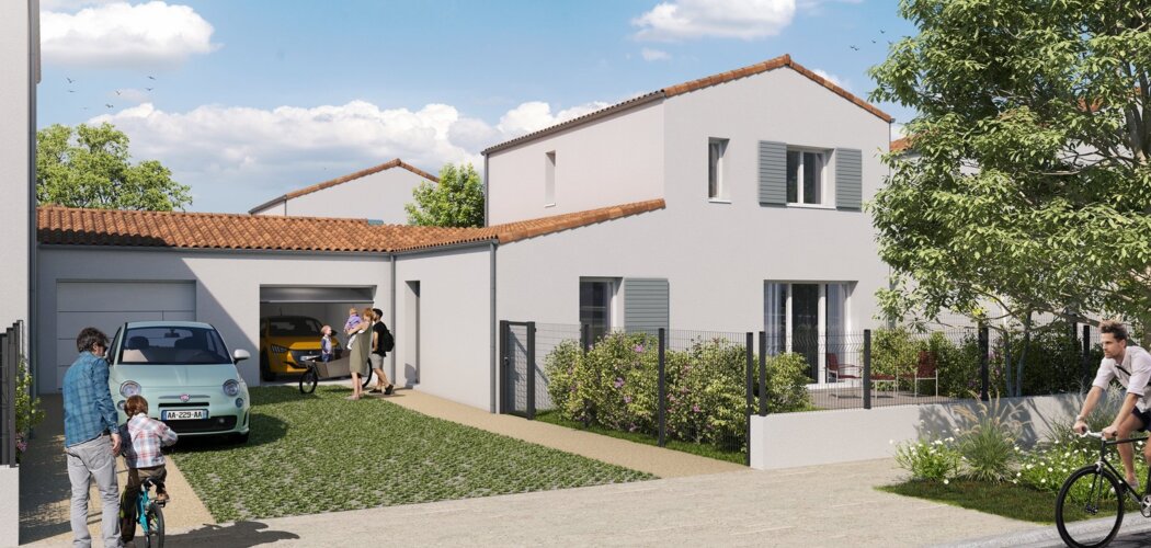 Programme immobilier neuf NATURIELLES - Saint-Sulpice-de-Royan : logements neufs 4 à 5 pièces proches des plages de Royan (17200) - Référence : 17860