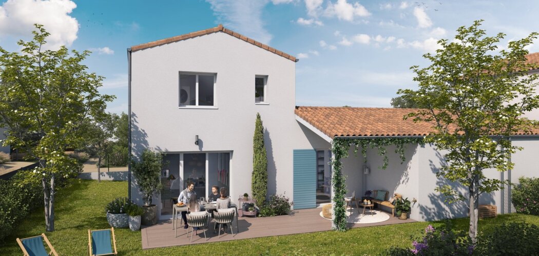 Programme immobilier neuf NATURIELLES - Saint-Sulpice-de-Royan : logements neufs 4 à 5 pièces proches des plages de Royan (17200) - Référence : 17860