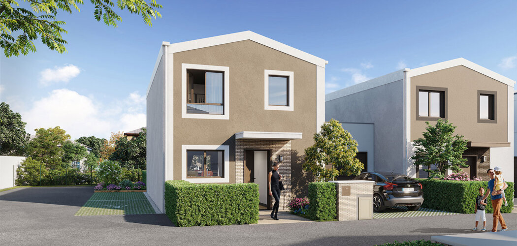Programme immobilier neuf Le Domaine des iris - Duplex & Maisons - Sautron à proximité de Nantes (44880) - Référence : 15543