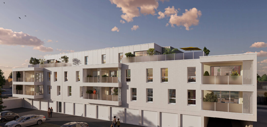 Programme immobilier neuf Rythme - Treillières à proximité de la place du marché (44119) - Référence : 9574