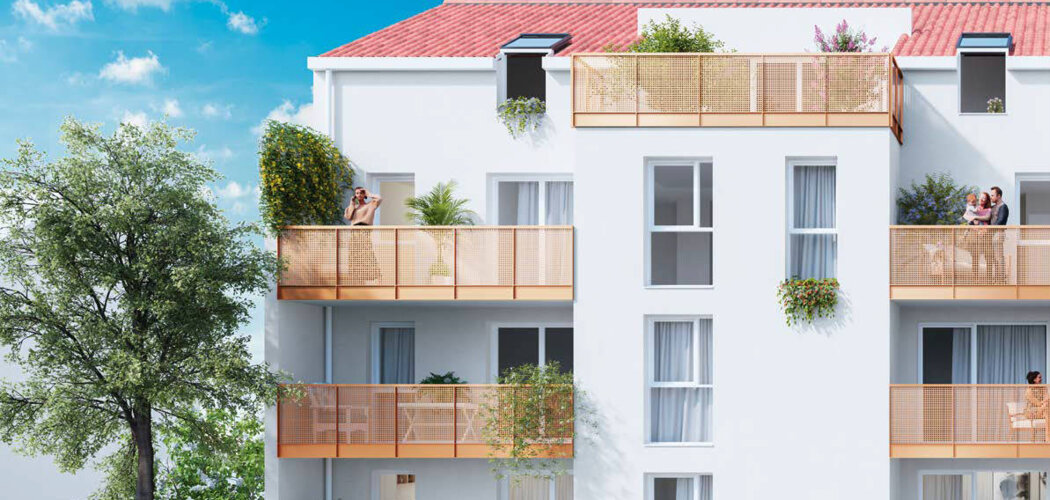 Programme immobilier neuf FLEURS BLANCHES - Vallet : Résidence T2–T4 avec cadre verdoyant et confort optimisé proche des commodités (44330) - Référence : 6786
