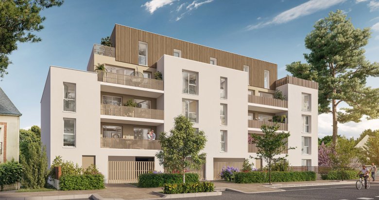 Achat / Vente immobilier neuf Saint-Herblain à 15 minutes de Nantes en tramway (44800) - Réf. 13036