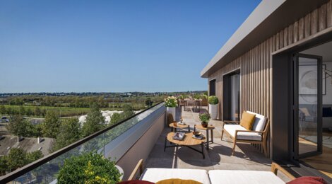 Programme immobilier neuf Panorama -  Angers : appartements neufs sécurisés et verdoyants en Lafayette (49000) - Référence : 14932