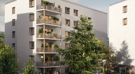 Programme immobilier neuf Les Cèdres - Angers : logements neufs lumineux et sécurisés proche des transports (49000) - Référence : 17037