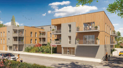 Programme immobilier neuf SEVEA - Angers : logements neufs sécurisés et lumineux proche des commerces (49000) - Référence : 15148