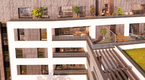Programme immobilier neuf Patton is the new green - Angers : Résidence studio–T4 avec cadre écologique et confort optimisé proche des commodités (49000) - Référence : 14493