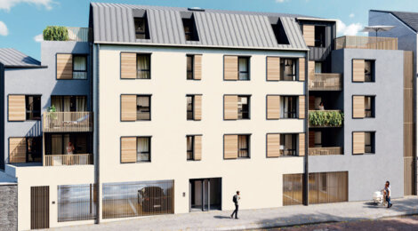 Programme immobilier neuf Trapèze - Angers vivre dans le quartier de la Doutre proche nature et tramway (49000) - Référence : 14157