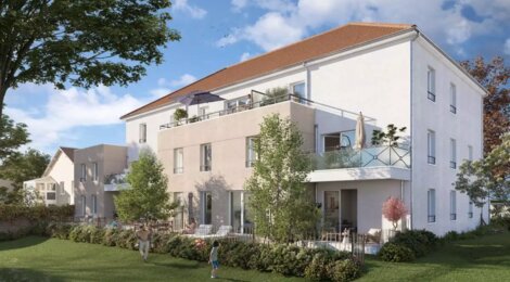 Programme immobilier neuf VILLA ANDRÉA - Basse-Goulaine, logements neufs et espaces verts proche du centre-ville (44115) - Référence : 15525