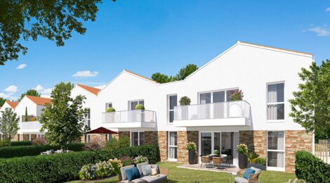 Programme immobilier neuf Le Jardin des Vignes - Bouaye centre ville près de la gare TER (44830) - Référence : 15264