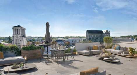 Programme immobilier neuf PASSAGE HORTENSE -  Challans : logements neufs sécurisés et verdoyants en centre-ville (85300) - Référence : 14891