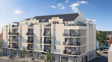 Programme immobilier neuf PASSAGE HORTENSE -  Challans : logements neufs sécurisés et verdoyants en centre-ville (85300) - Référence : 14891
