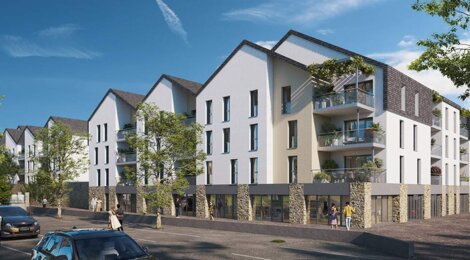 Programme immobilier neuf Les Confluences - Chalonnes-sur-Loire : logements neufs sécurisés et verdoyants proche des commodités (49290) - Référence : 15503