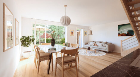 Programme immobilier neuf LE DOMAINE DU CHENE VERT - Guémené-Penfao centre du village près de la gare de Beslé (44290) - Référence : 12867