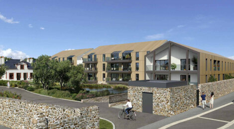 Programme immobilier neuf Le Domaine Saint-Michel - Guérande : Résidence studio–T4 avec cadre historique et confort optimisé proche des commodités (44350) - Référence : 14644
