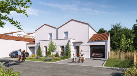 Programme immobilier neuf Nature & Sens - La Roche-sur-Yon : appartements et maisons neuves T1–T6 proche du centre-ville (85000) - Référence : 15792