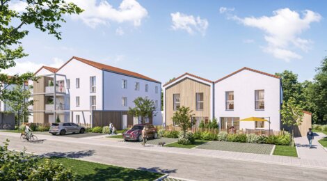 Programme immobilier neuf Nature & Sens - La Roche-sur-Yon : appartements et maisons neuves T1–T6 proche du centre-ville (85000) - Référence : 15792