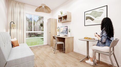 Programme immobilier neuf STUDY ONE - La Rochelle résidence étudiante LMNP à deux pas de la mer (17000) - Référence : 11799