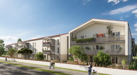 Programme immobilier neuf CÔTE & SAUVAGE - La Tremblade : logements neufs sécurisés et verdoyants proche des commodités (17390) - Référence : 14596