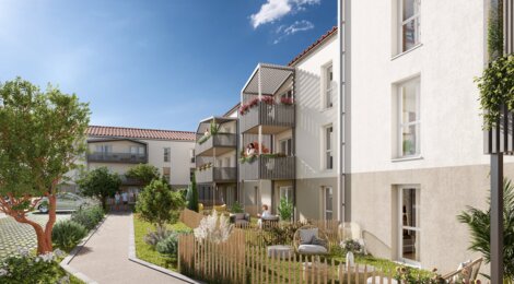 Programme immobilier neuf CÔTE & SAUVAGE - La Tremblade : logements neufs sécurisés et verdoyants proche des commodités (17390) - Référence : 14596