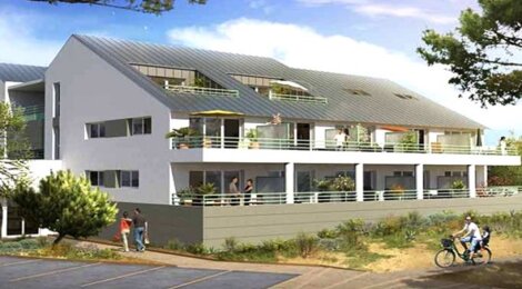 Programme immobilier neuf LA ROSE DES SABLES - Le Croisic : Appartements T1 bis–T4 avec terrasses et vue sur l’Atlantique (44490) - Référence : 118