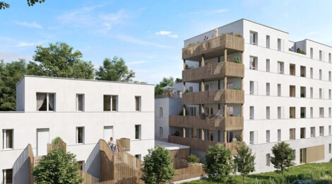 Programme immobilier neuf NIDÉLIA - Nantes cadre de vie dynamique proche du métro léger (44000) - Référence : 18211
