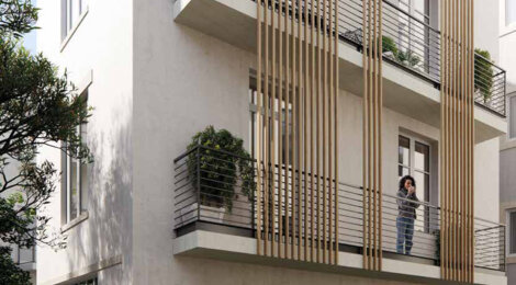 Programme immobilier neuf RÉSIDENCE COURBET - Nantes : logements neufs restaurés en déficit foncier près de l’Erdre (44000) - Référence : 14839