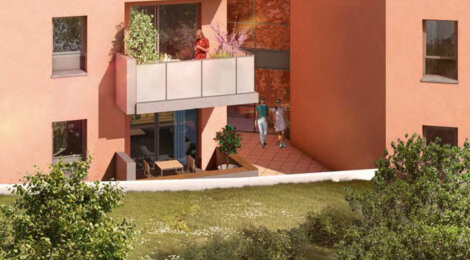 Programme immobilier neuf Ambre - Nantes : Résidence T2–T4 avec cadre intimiste et confort optimisé proche des commodités (44000) - Référence : 14475