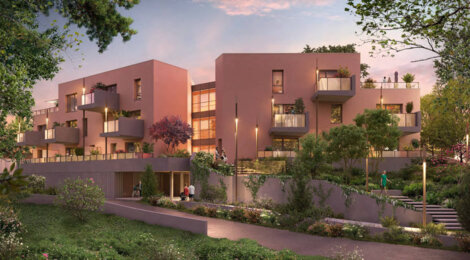 Programme immobilier neuf Ambre - Nantes : Résidence T2–T4 avec cadre intimiste et confort optimisé proche des commodités (44000) - Référence : 14475