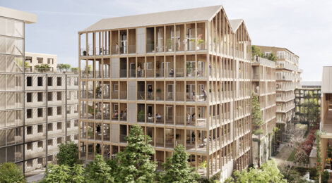 Programme immobilier neuf Ilot Bergeron - Nantes : Résidence T2–T5 avec cadre résidentiel et confort optimisé proche des commodités (44000) - Référence : 7106