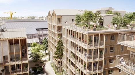 Programme immobilier neuf Ilot Bergeron - Nantes : Résidence T2–T5 avec cadre résidentiel et confort optimisé proche des commodités (44000) - Référence : 7106