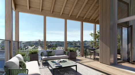 Programme immobilier neuf Ilot Bergeron - Nantes : Résidence T2–T5 avec cadre résidentiel et confort optimisé proche des commodités (44000) - Référence : 7106