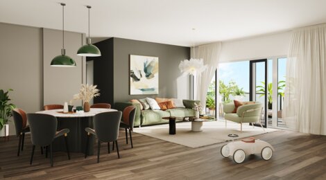 Programme immobilier neuf FUSION - Nantes vue dégagée sur le futur Parc de Loire (44000) - Référence : 16028