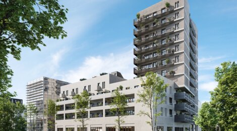 Programme immobilier neuf FUSION - Nantes vue dégagée sur le futur Parc de Loire (44000) - Référence : 16028