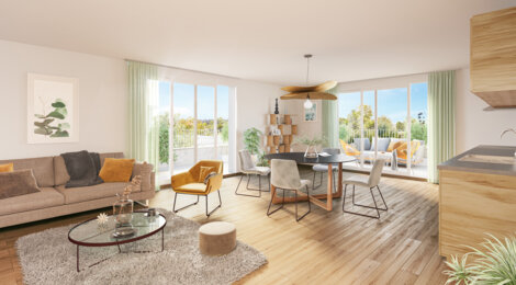 Programme immobilier neuf Jardin d'Epona - Pornichet : logements neufs sécurisés et verdoyants proche des commodités (44380) - Référence : 15545