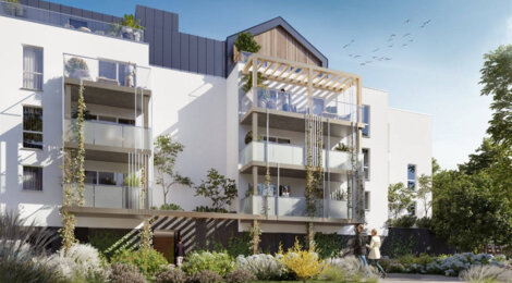 Programme immobilier neuf CARAVELLE - Pornichet : Résidence T2–T5 avec cadre verdoyant et confort optimisé proche des commodités (44380) - Référence : 14731