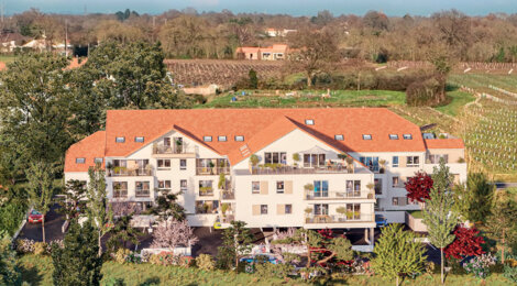 Programme immobilier neuf LE DOMAINE DES VIGNES - Port-Saint-Père : Résidence studio–T5 avec cadre naturel et confort optimisé proche des commodités (44710) - Référence : 6591
