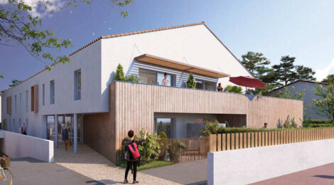 Programme immobilier neuf Aloza - Saint-Gilles-Croix-de-Vie : logements neufs sécurisés et verdoyants proche de la mer (85800) - Référence : 14980