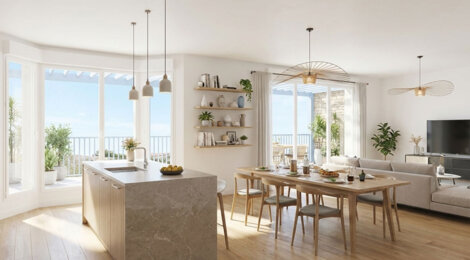 Programme immobilier neuf Beau rivage - Saint Hilaire de Riez duplex avec extérieur près océan et commerces (85270) - Référence : 17525
