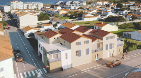 Programme immobilier neuf Beau rivage - Saint Hilaire de Riez duplex avec extérieur près océan et commerces (85270) - Référence : 17525